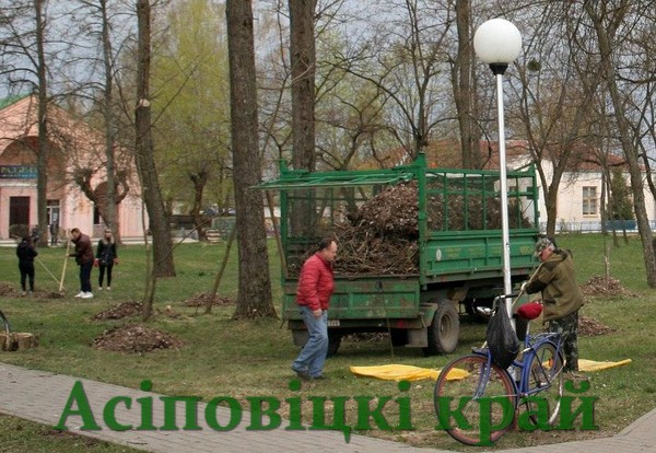 Фотофакт: субботник в Осиповичах