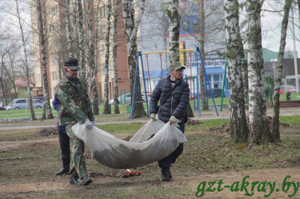 В Осиповичском районе проходит республиканский субботник