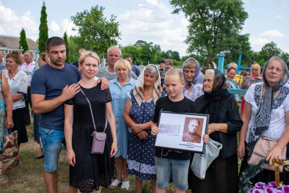 В субботу в Украине перезахоронили останки воина-кавалериста, найденные под Осиповичами