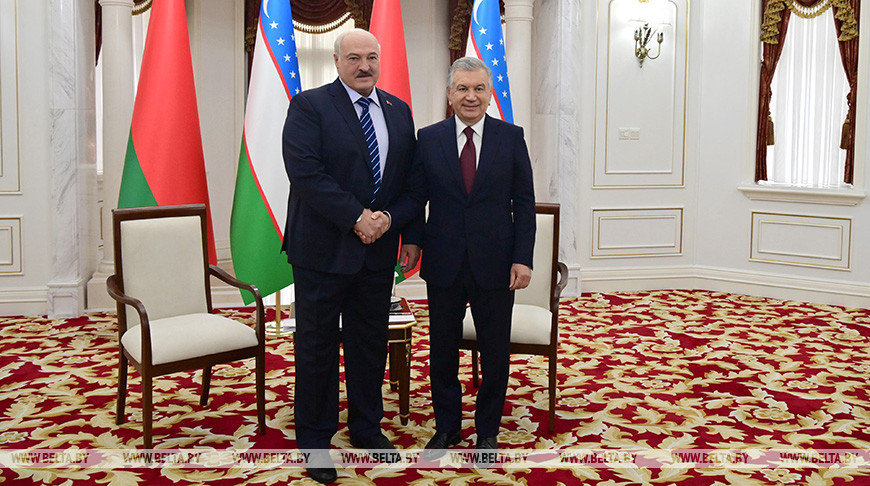 Лукашенко встретился с Президентом Узбекистана Мирзиёевым