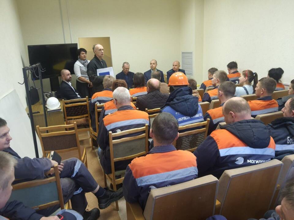 Профсоюзный правовой прием граждан прошел сегодня на базе Осиповичской Мини-ТЭЦ филиала «Бобруйские тепловые сети» РУП «Могилевэнерго»