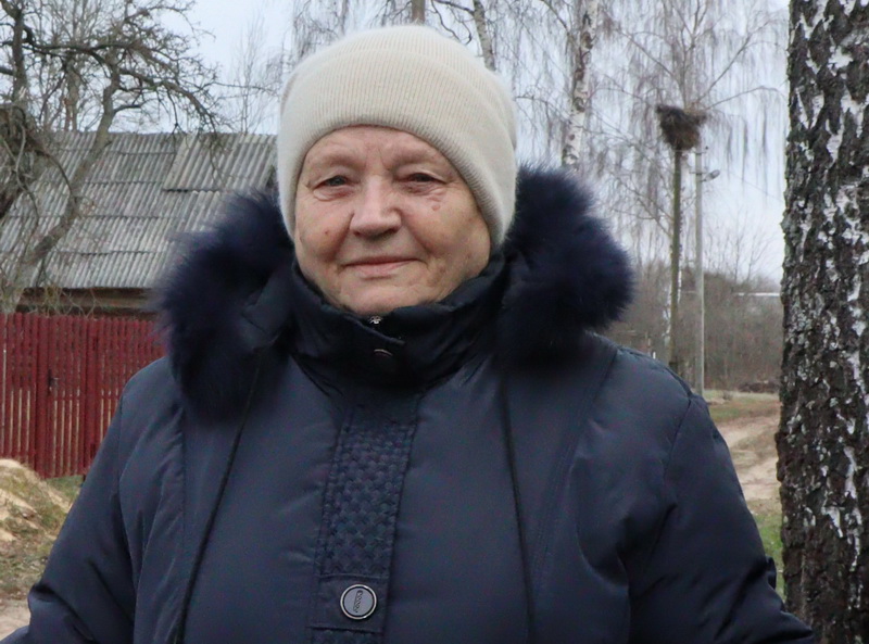 Вёска журавоў, казуль і адзінай жыхаркі