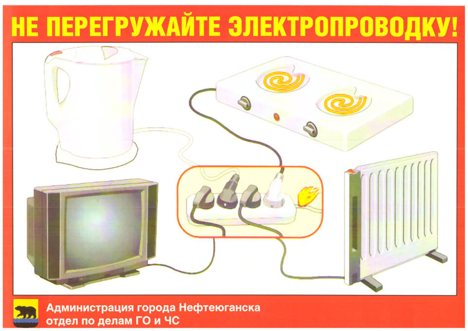 Бытовые электроприборы. Используй безопасно!