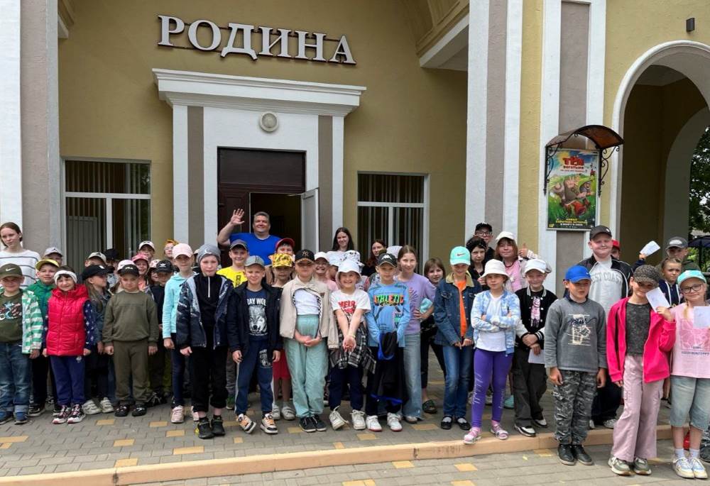 Юные осиповчане встретились с известным режиссером, сценаристом, аниматором “Беларусьфильма” Константином Андрюшечкиным