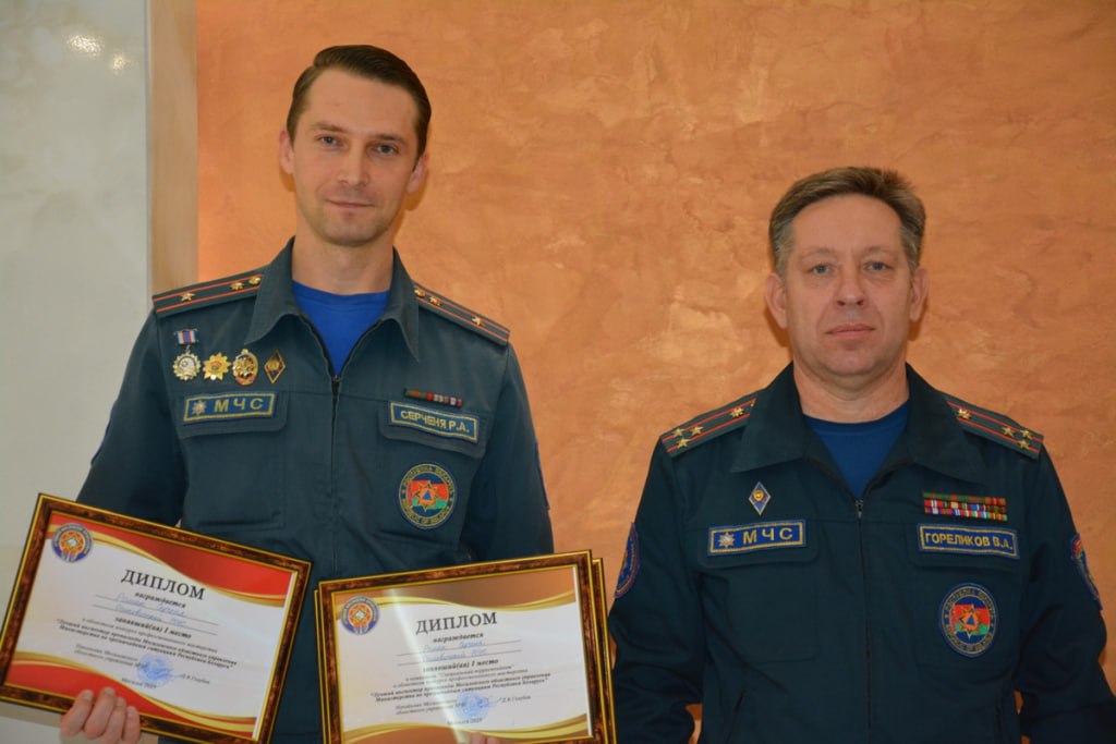 Роман Серченя стал лучшим инспектором-пропагандистом подразделений МЧС Могилёвской области
