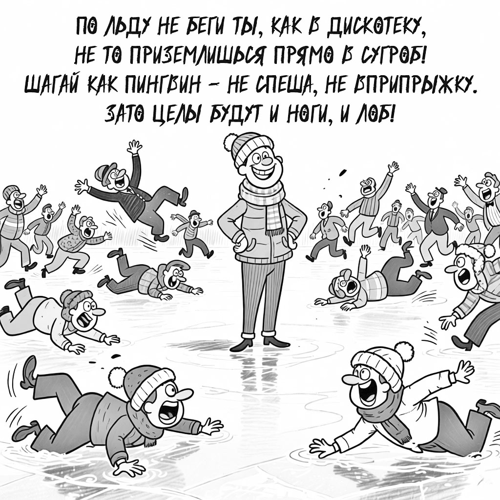 15% травм зимой — это переломы: врач из Осиповичского района рассказала, как правильно падать и ходить в гололед