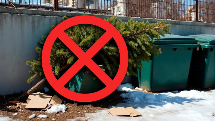 Как правильно утилизировать ёлку после Нового Года и не получить штраф, рассказываем на примере Осиповичей