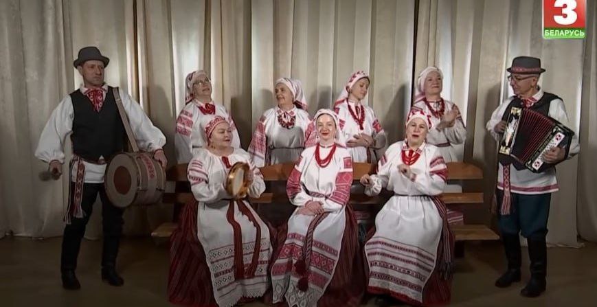 Абрад «Масленіца» ў выкананні заслужанага аматарскага калектыву Рэспублікі Беларусь народнага ансамбля народнай песні «Вязанка»
