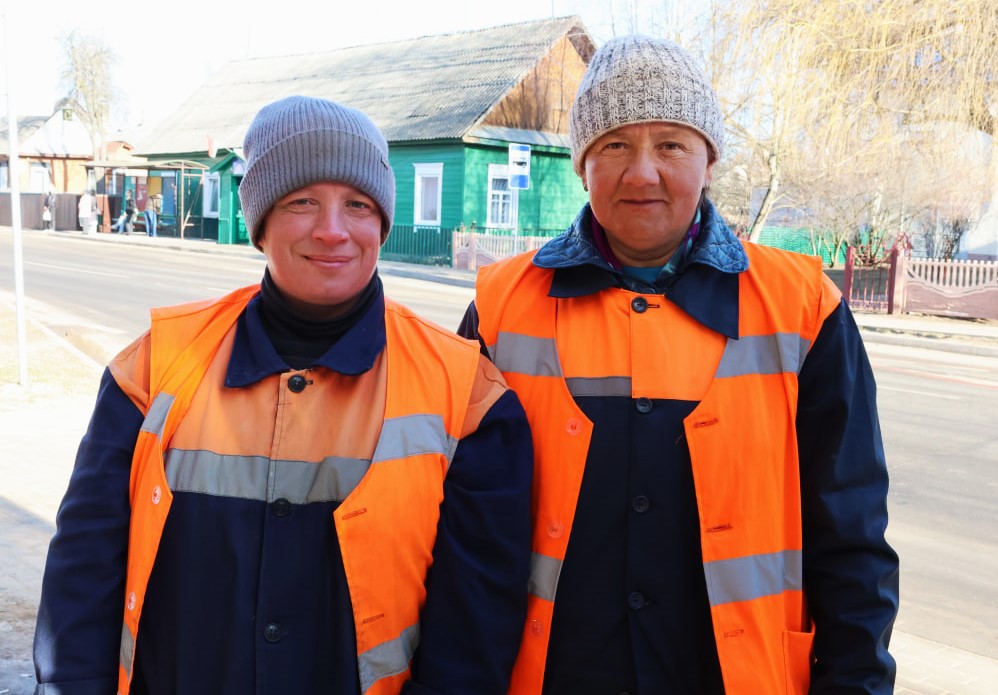 Кто делает Осиповичи чистыми? Знакомьтесь — женщины с участка содержания и озеленения объектов благоустройства