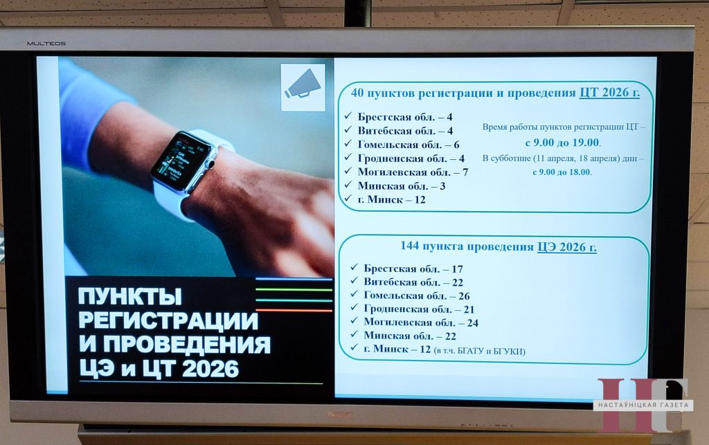 Цэнтралізаванае тэсціраванне-2026