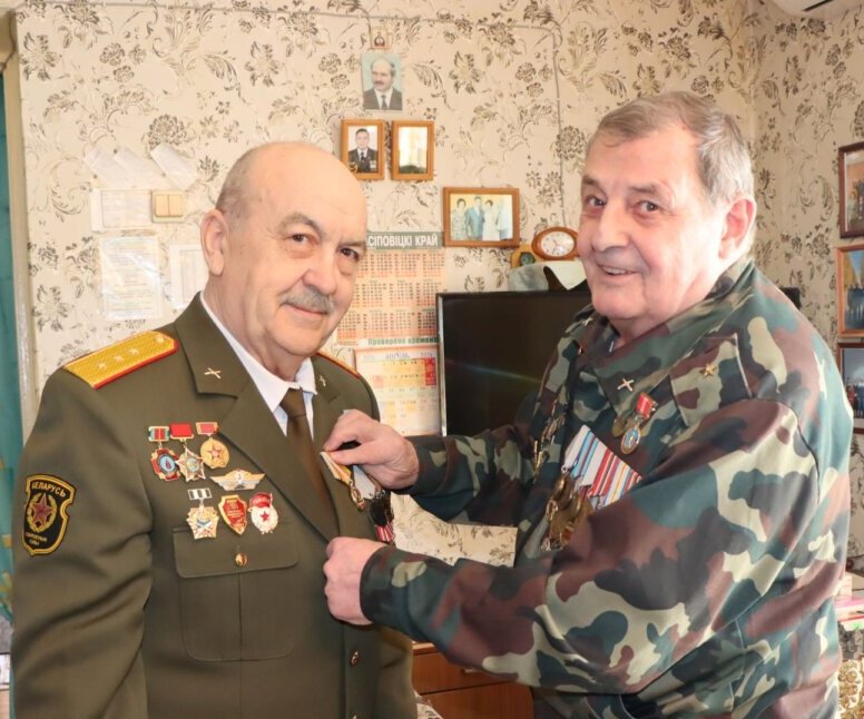 Ветеран из деревни Цель Анатолий Гоман награжден медалью «40 лет ликвидации аварии на ЧАЭС»