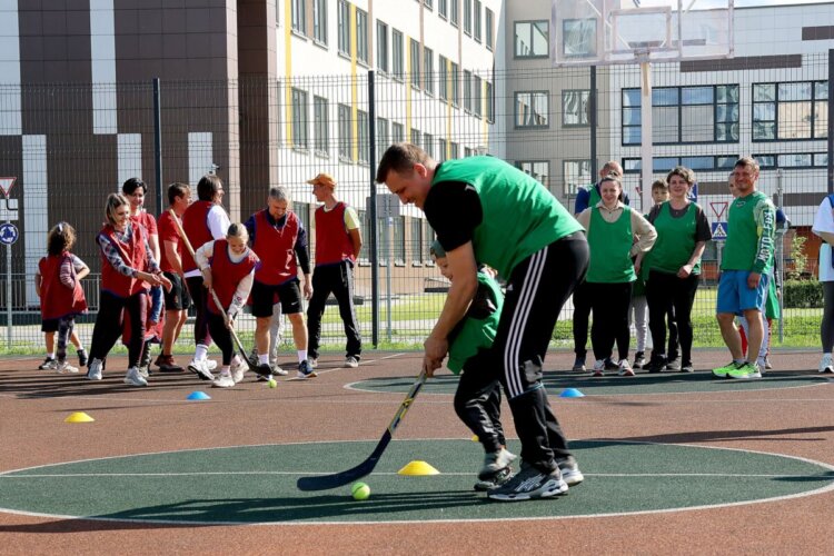 Спортландия «Папа, мама, я — спортивная семья» прошла в СШ № 5 в Осиповичах
