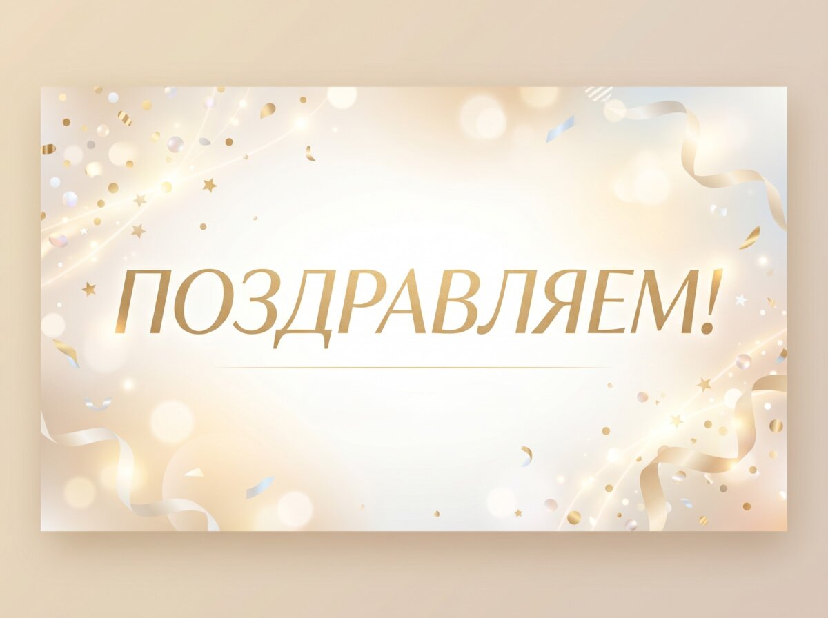 Поздравляем!
