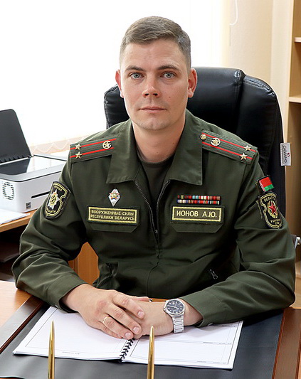 Знакомьтесь: военный комиссар Осиповичского и Кличевского районов подполковник Андрей Ионов